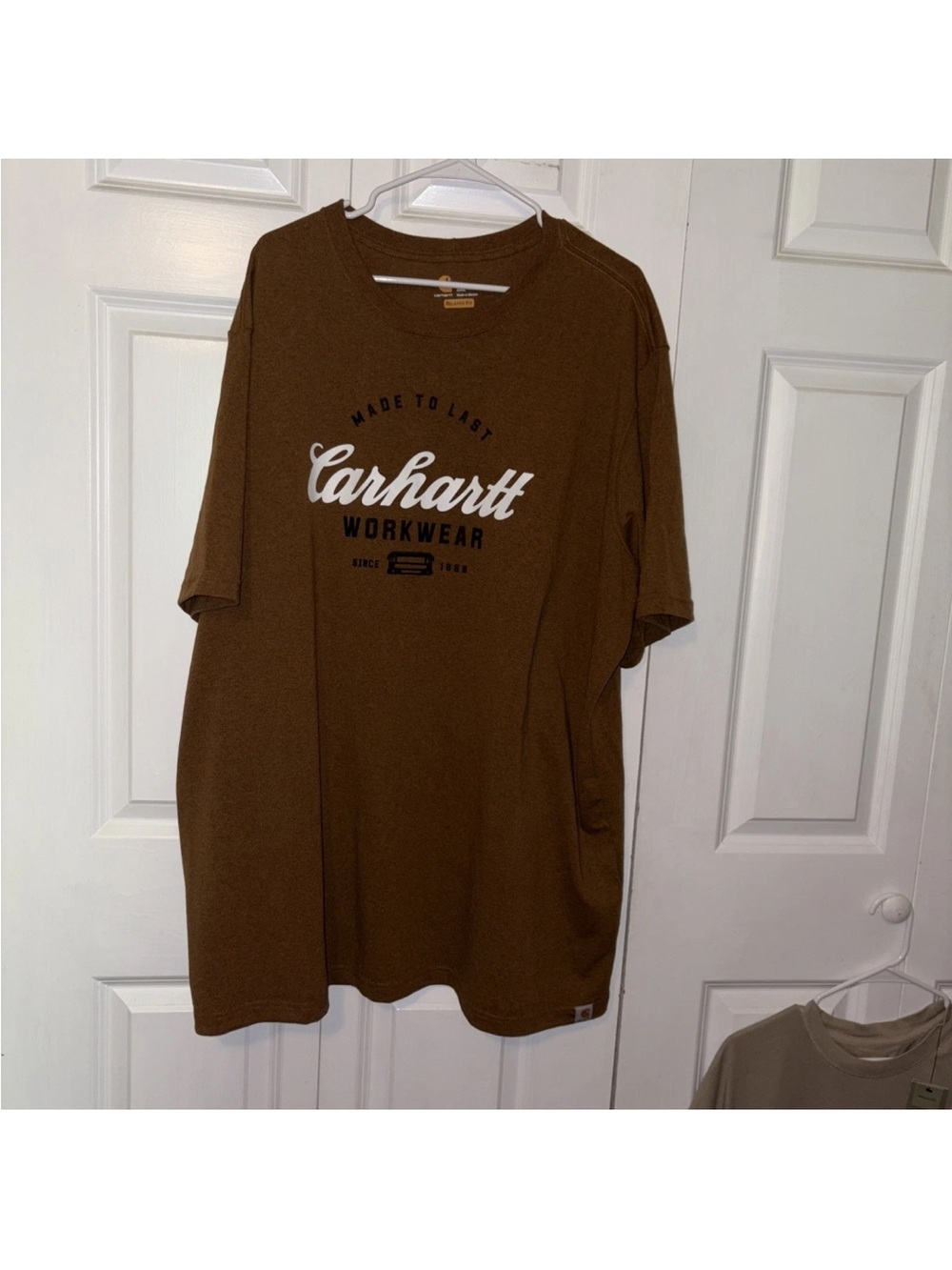 Carhartt Brown Graphic Workwear Short Sleeve Tee